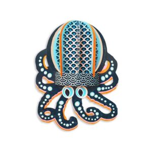 Wallypops kaart octopus