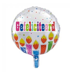 Helium ballon gefeliciteerd