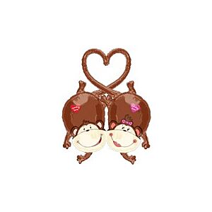 Hart monkey love, helium ballon