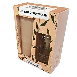 Handlotion en handzeep jij bent goud waard