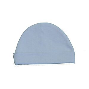 Baby muts blauw uni 