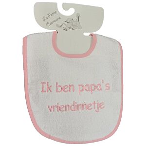 Slab la petite couronne ik ben papa's vriendinnetje roze