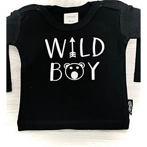 Shirt zwart wild boy 