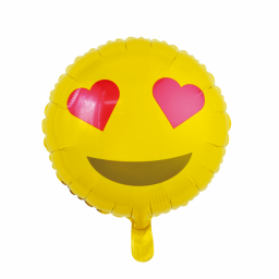 Helium ballon Emoticon love