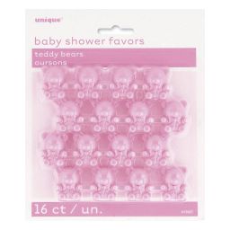 Babyshower beertjes roze