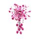 Broche toenga fuchsia