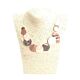 Ketting zalm met bruin cirkels