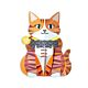 Wallypops kaart rode kat