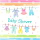 servetten baby shower waslijn