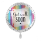 Ballon Helium strepen get well soon