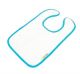 Slab sublimatie wit met aqua rand