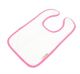 Slab sublimatie wit met roze rand