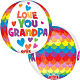 Helium ballon orbz love grandpa