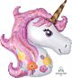 helium ballon unicorn hoofd groot