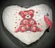 Knuffel kussen beer bloemen