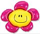 Helium ballon flower fuchsia 