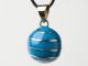 Bola turquoise met lijnen