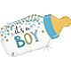 Helium ballon it's a boy glitter fles 