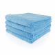Handdoek met naam licht blauw