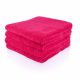 Handdoek met naam fuchsia 