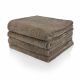 Handdoek met naam taupe