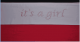 Funnies ledikantlaken it's a girl
