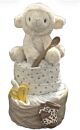 Luiertaart schaap met lepel