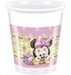 Minnie mouse baby beker roze