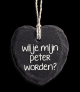 Wil jij mijn Peter worden natuursteen hartje