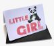 Kaart panda girl