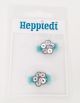 Heppiedi clipjes bloem paillet mint