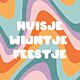 Artige tegel huisje wijntje feestje