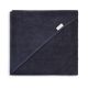 Badcape navy blauw