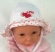 Zonnehoedje Love rood maat 56