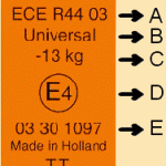 ECE R44 keurmerk