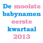 Populaire kindernamen 2013