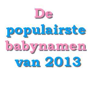 populairste babynamen 2013